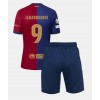 Barcelona Robert Lewandowski #9 Heimtrikot 2024-25 Kurzarm (+ kurze hosen)